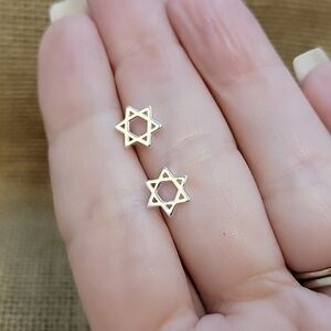 Star of David Stud Earrings